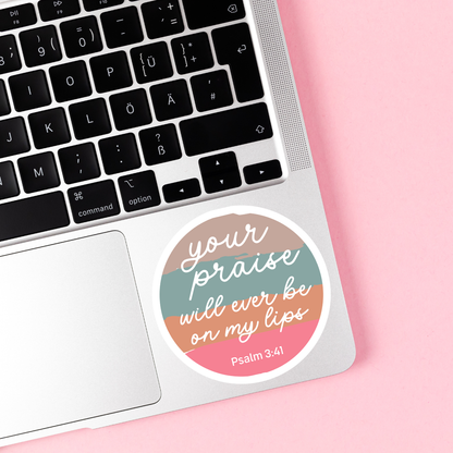 Bible Verse Sticker by The Saltwater Press