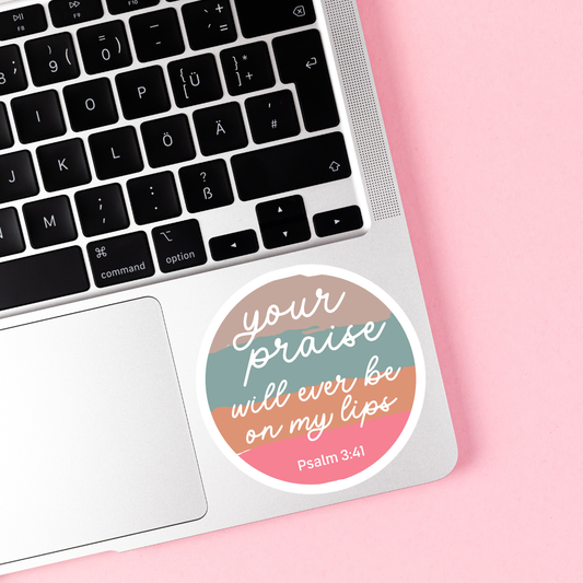 Bible Verse Sticker by The Saltwater Press