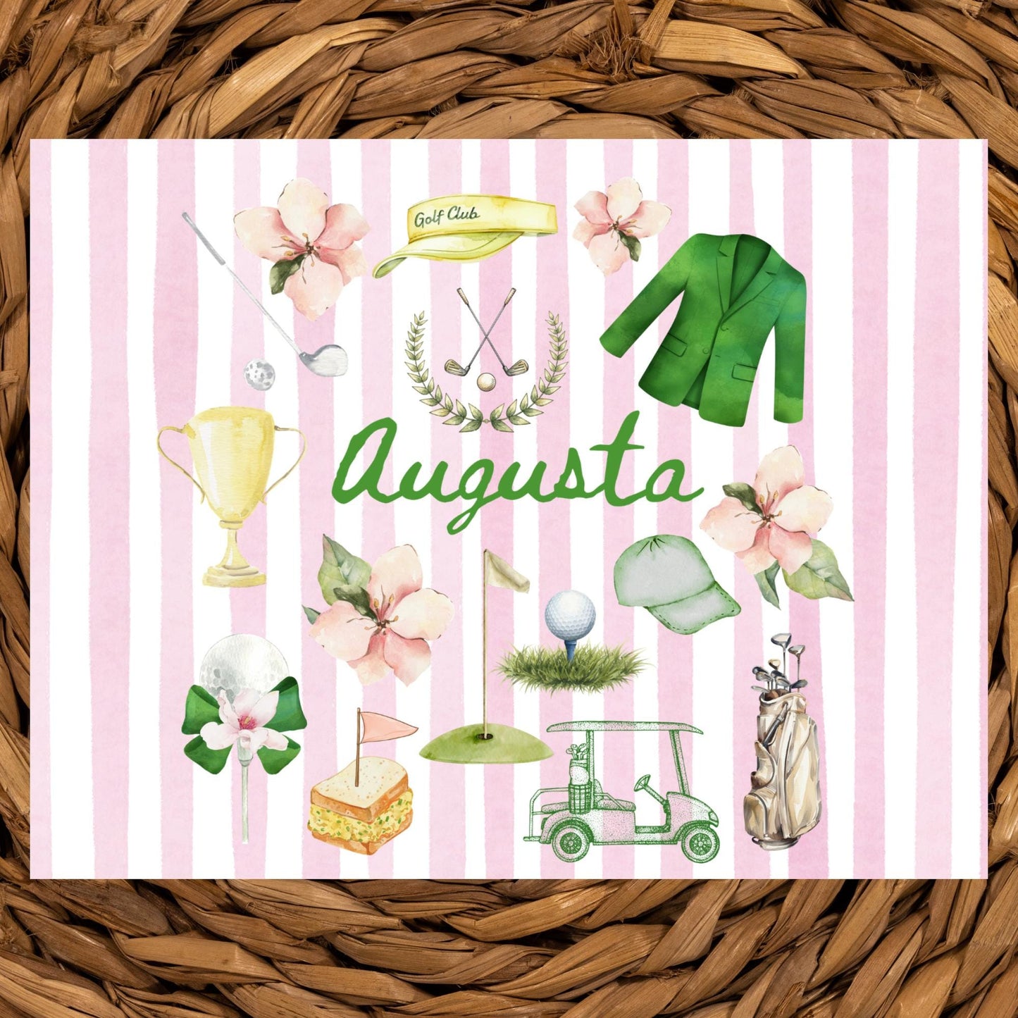 Augusta Golf Notecards by The Saltwater Press