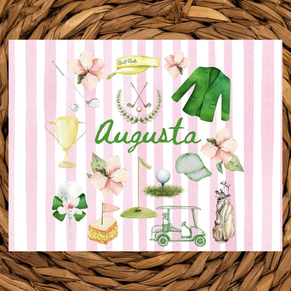 Augusta Golf Notecards by The Saltwater Press