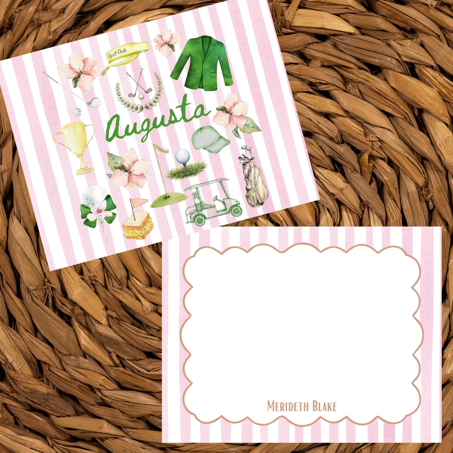 Augusta Golf Notecards by The Saltwater Press